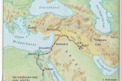 Det babylonske riket omkr. 600 f.Kr.