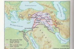Det assyriske riket omkr. 700 f.Kr.